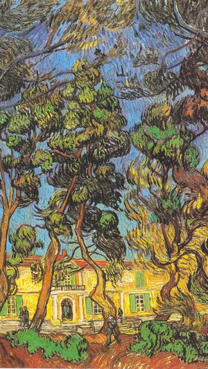 Trees in the Garden of Saint-Paul Hospital