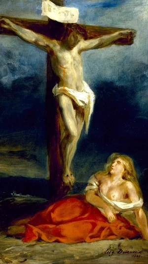 Saint Mary Magdalene at the Foot of the Cross