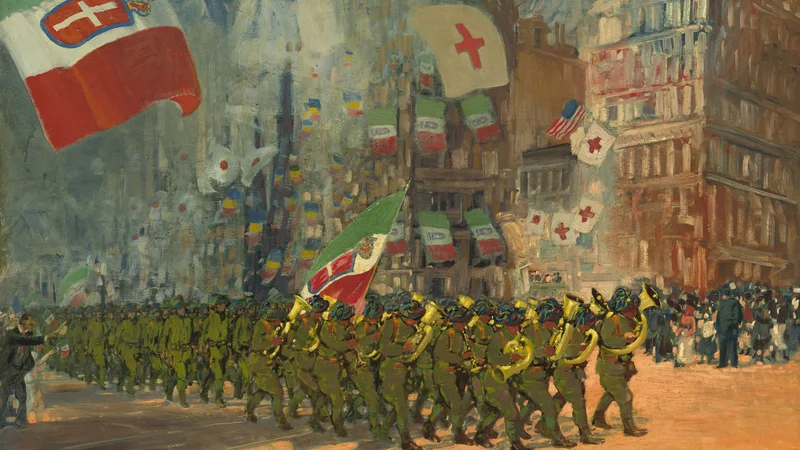George Luks — The Bersaglieri