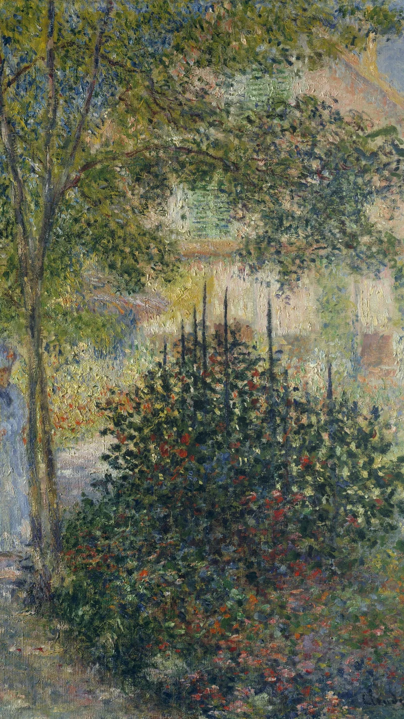 Claude Monet — Camille Monet (1847–1879) in the Garden at Argenteuil