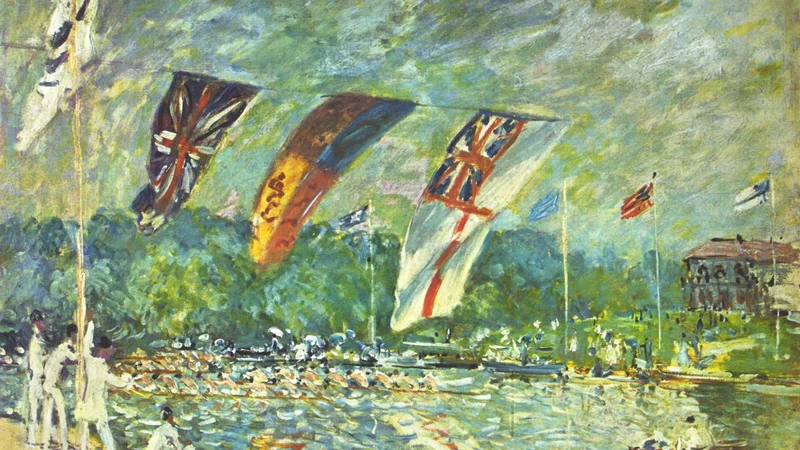 Alfred Sisley — The Regatta at Molesey