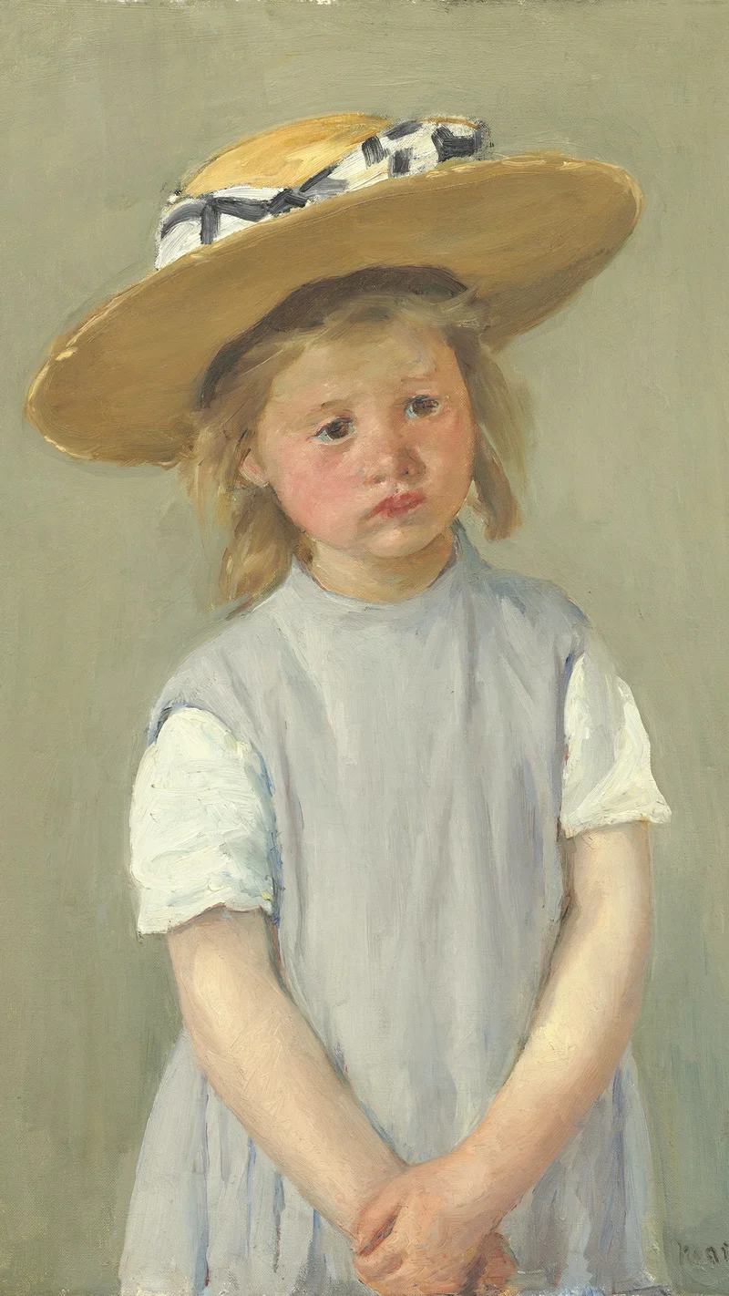 Mary Cassatt — Child in a Straw Hat