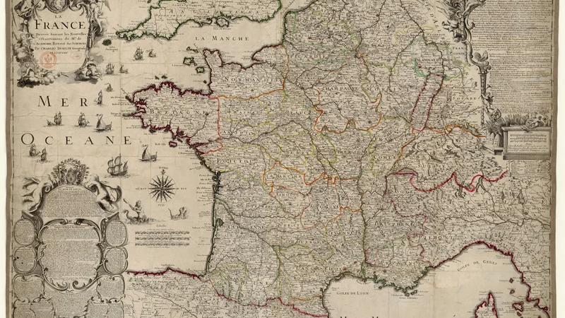 Charles Inselin — La France dressée suivant les nouvelles observations de l'Académie royale des Sciences