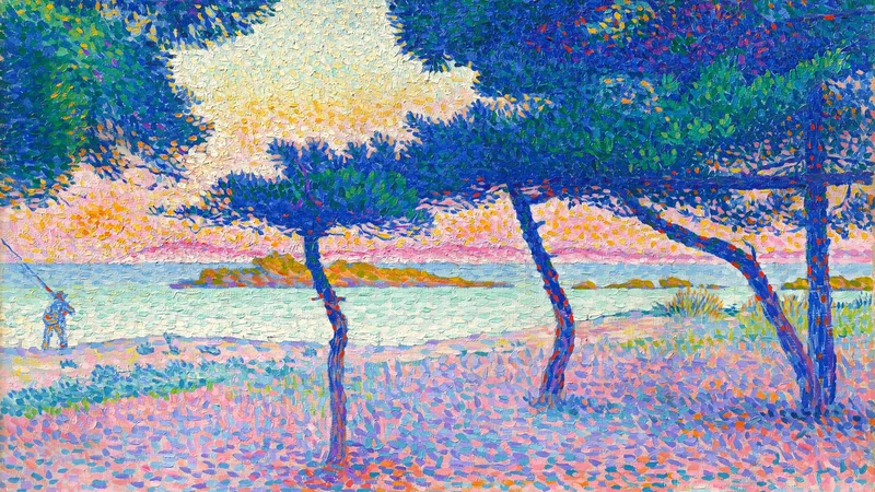 Henri-Edmond Cross — The Beach at Saint-Clair