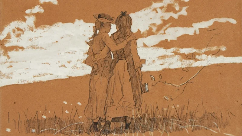 Winslow Homer — Girls on Hillside