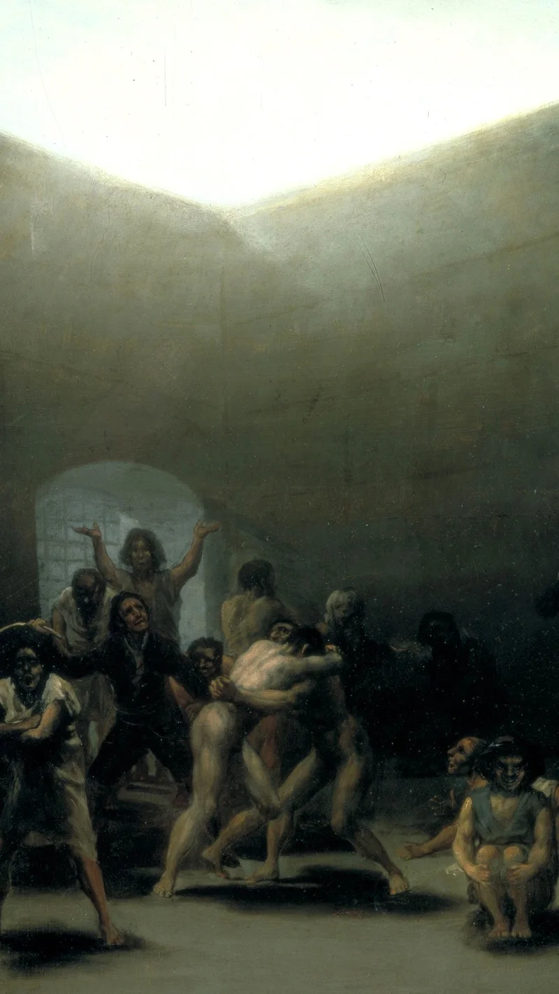 Francisco Goya — Yard with Lunatics