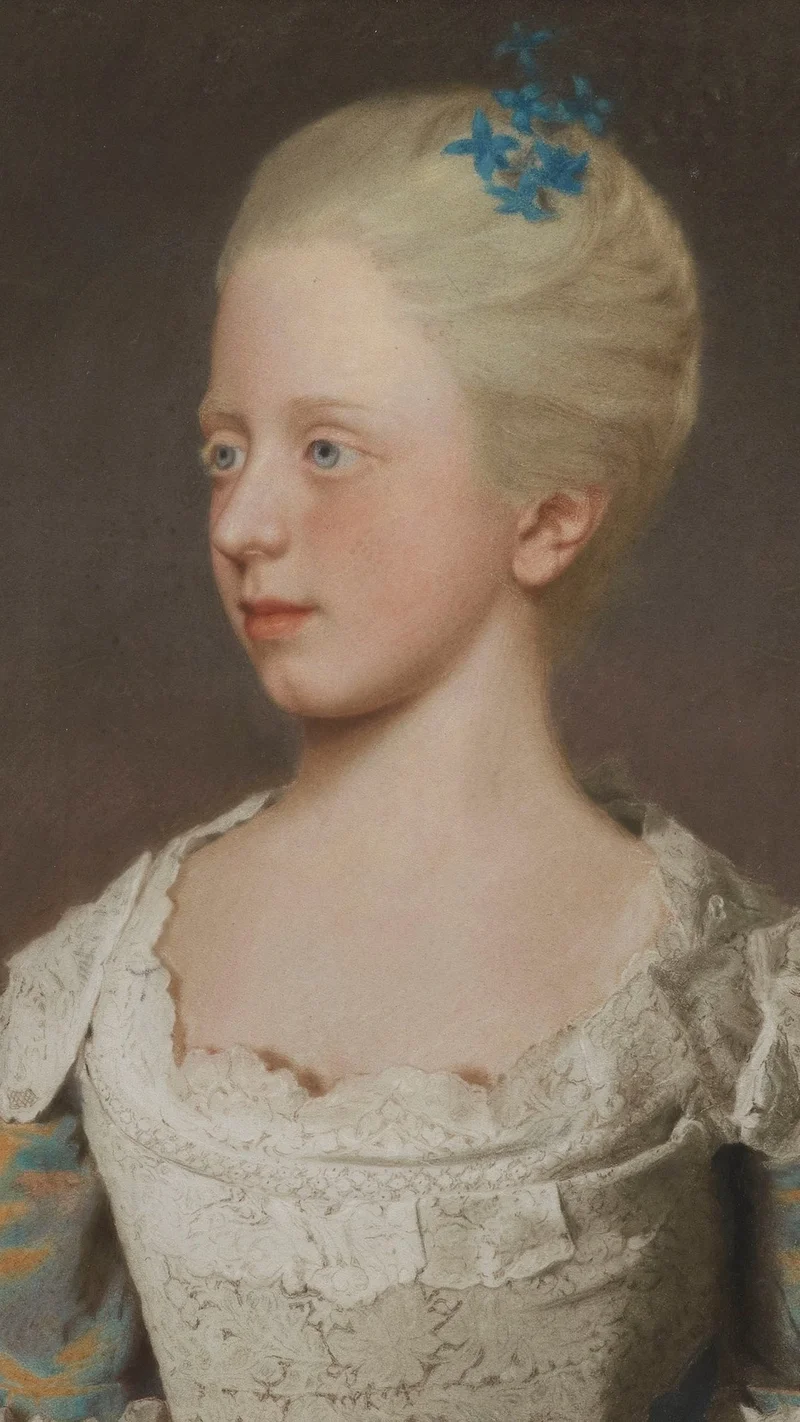 Jean-Étienne Liotard — Portrait of Princess Elizabeth Caroline