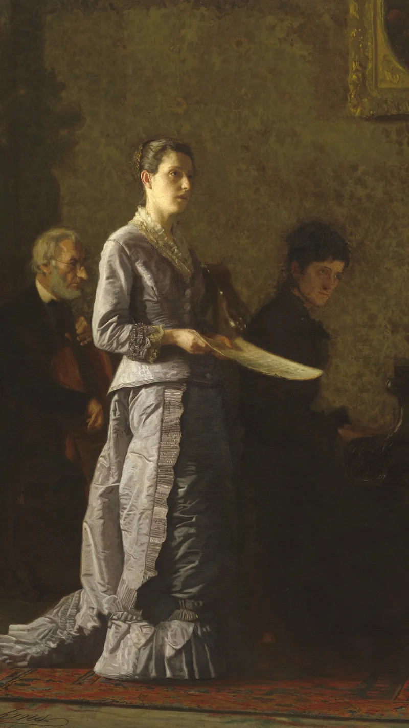 Thomas Eakins — Singing a Pathetic Song