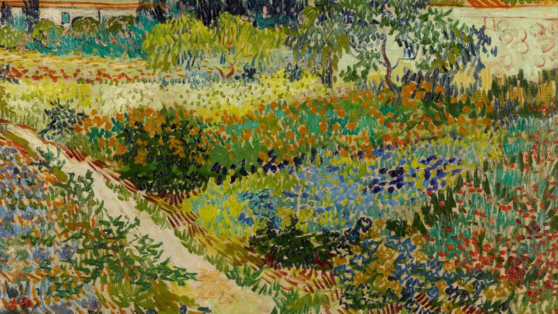Vincent van Gogh — Flowering Garden with Path