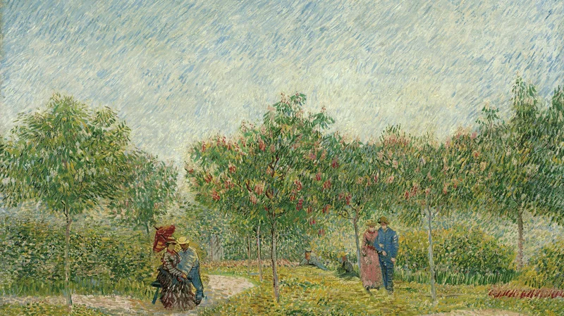Vincent van Gogh — Garden in Montmartre with Lovers