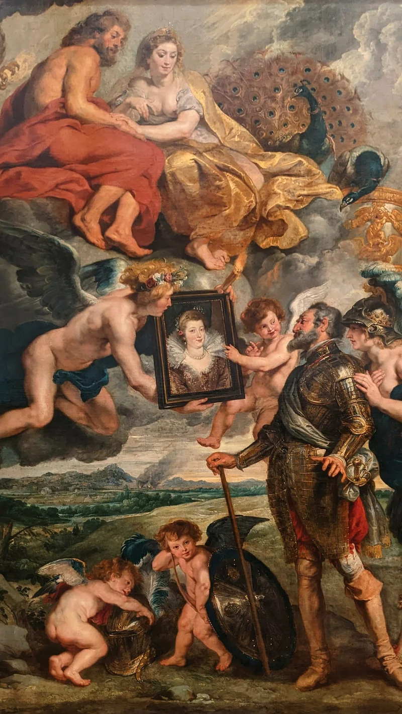Peter Paul Rubens — Die Übergabe des Bildnisses von Maria de' Medici an Heinrich IV.