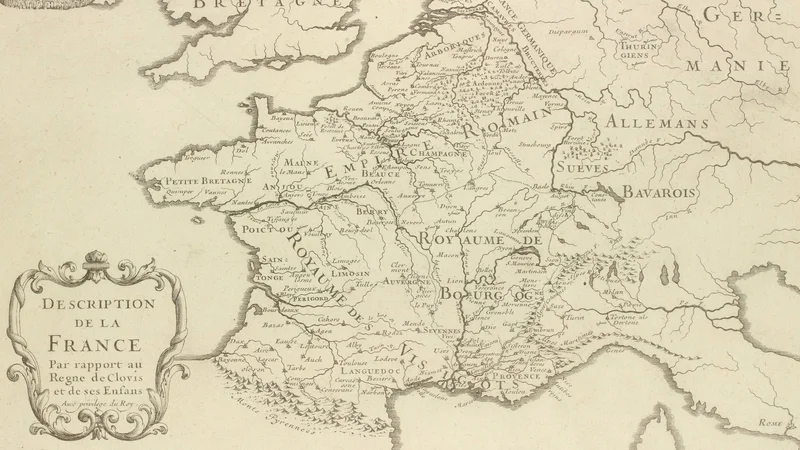 Nicolas de Fer — Description of France in the Reign of Clovis and his Children