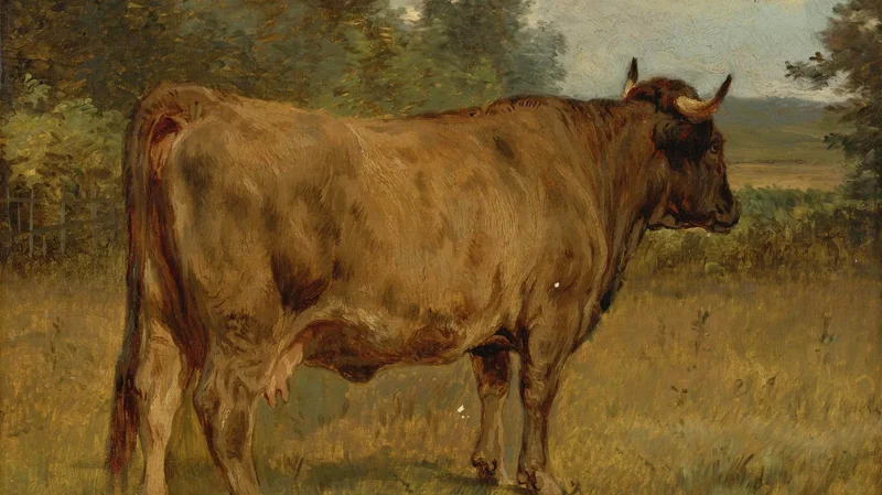 Rosa Bonheur — Bull in a Landscape