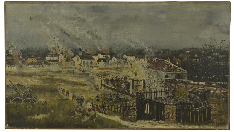 Henri Rousseau — Schlacht von Champigny - Episode aus dem Krieg von 1870