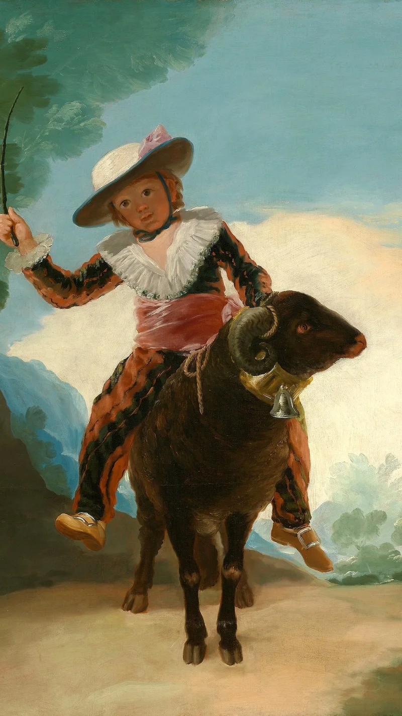 Francisco Goya — Boy on a Ram