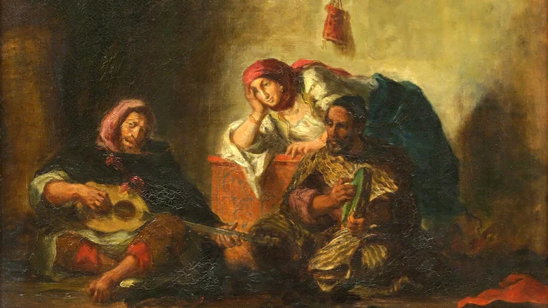 Eugène Delacroix — Musiciens juifs de Mogador
