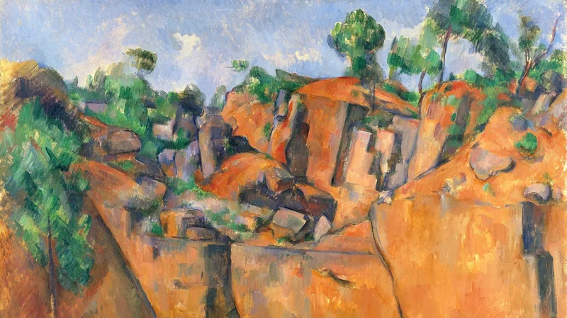 Paul Cezanne — La Carrière de Bibémus 1895