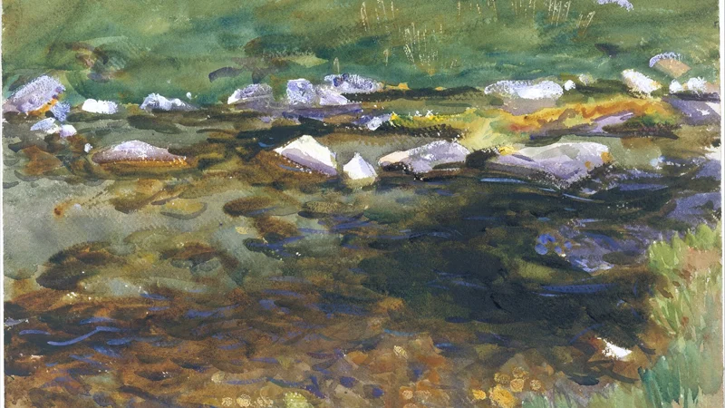 John Singer Sargent — Brook and Meadow