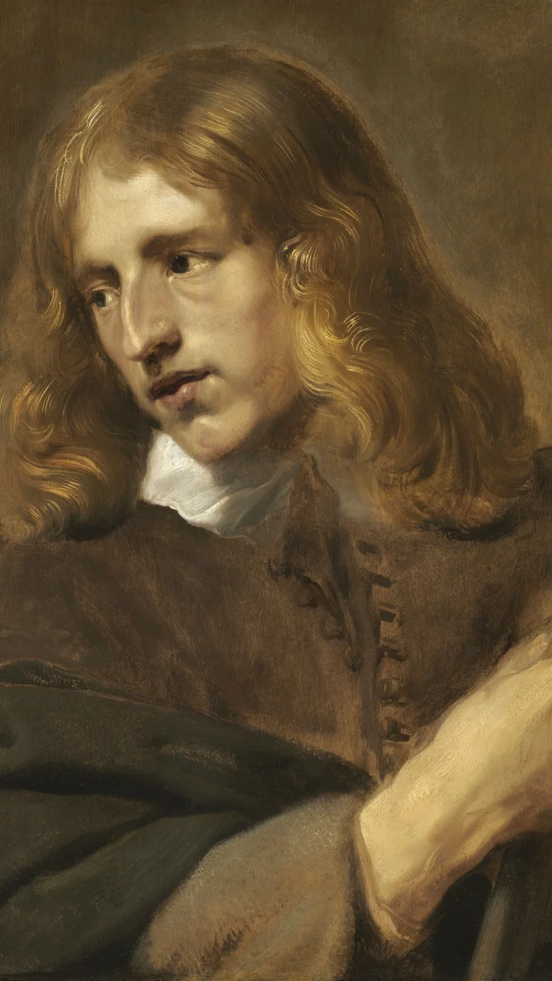 Pieter Soutman — A Young Man Holding a Staff