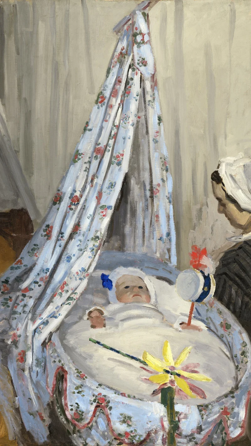 Claude Monet — Jean Monet in his cradle