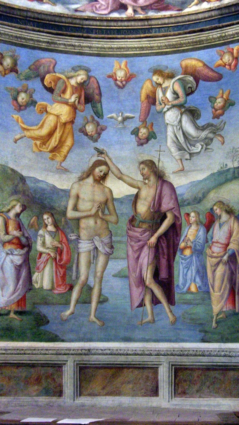 Pietro Perugino — The Baptism of Christ