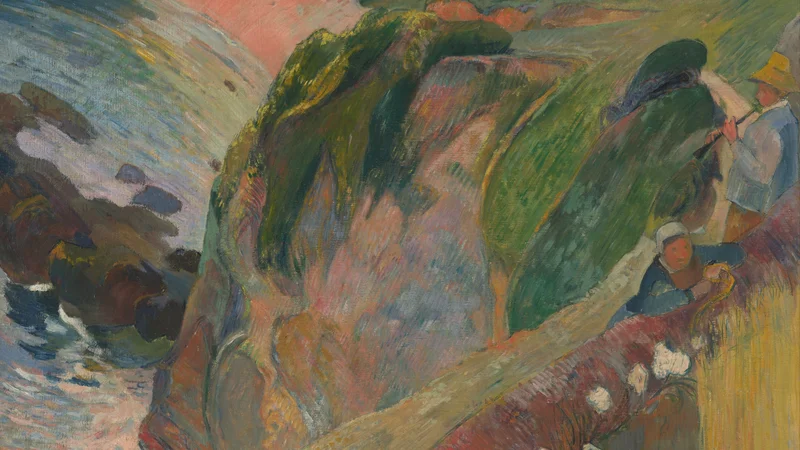 Paul Gauguin — The Flageolet Player on the Cliff
