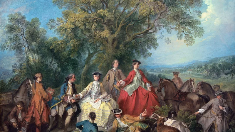 Nicolas Lancret — Picnic after the Hunt