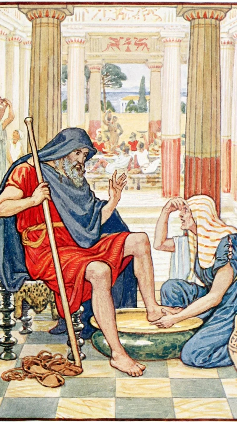 Walter Crane — Yea, Verily, thou art Odysseus