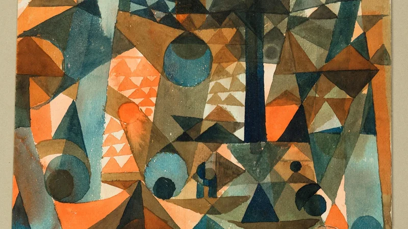 Paul Klee — Translucencies, Orange-Blue