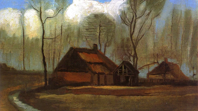 Vincent van Gogh — Farmhouse Among Trees