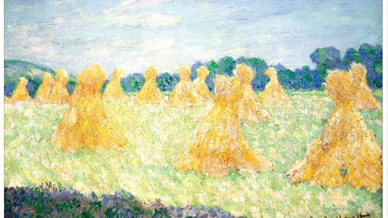 Claude Monet — The Young Ladies of Giverny, Sun Effect