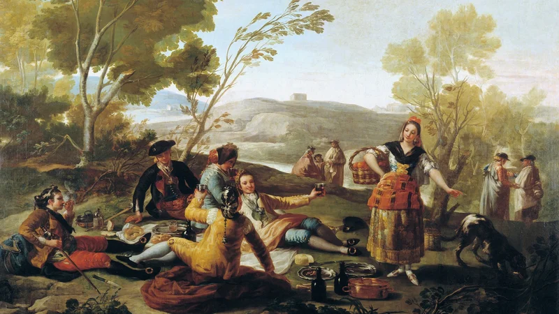 Francisco Goya — Picnic on the banks of the Manzanares