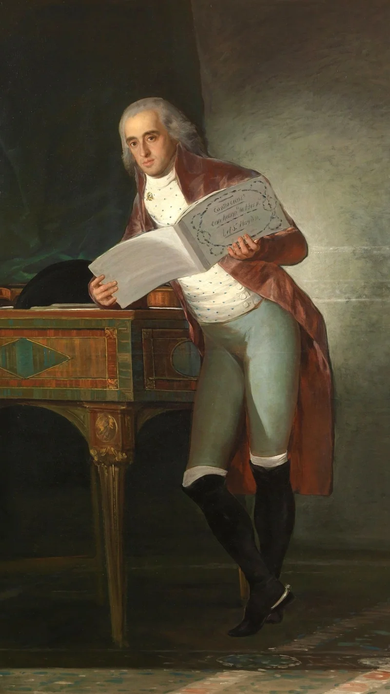 Francisco Goya — Portrait of José María Álvarez de Toledo, 15th Duke of Medina Sidonia