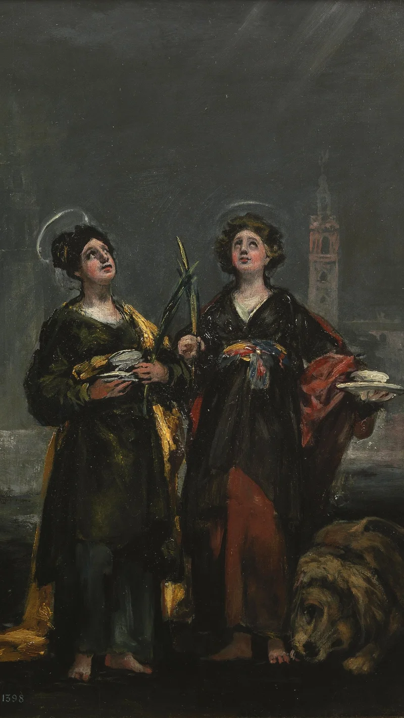 Francisco Goya — Saint Justa and Saint Rufina