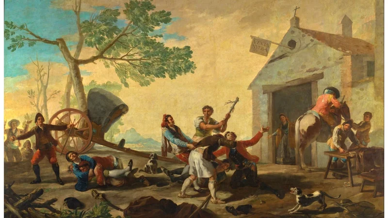 Francisco Goya — A Fight at the Venta Nueva