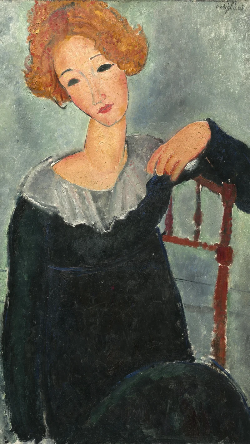 Amedeo Modigliani — Woman with Red Hair