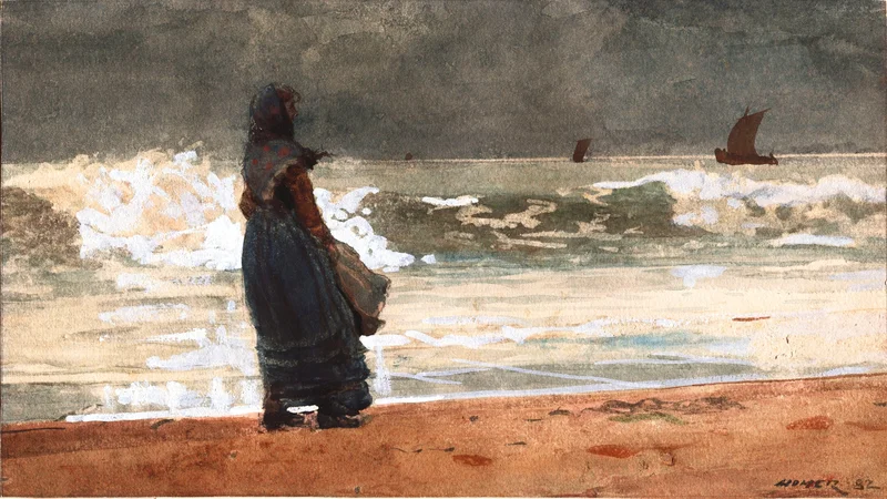 Winslow Homer — The Watcher, Tynemouth