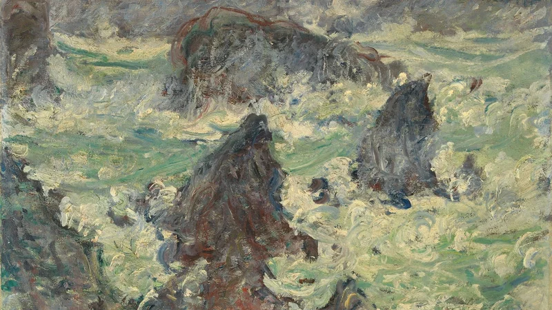 Claude Monet Tempête sur les Côtes de Belle-Île 1886