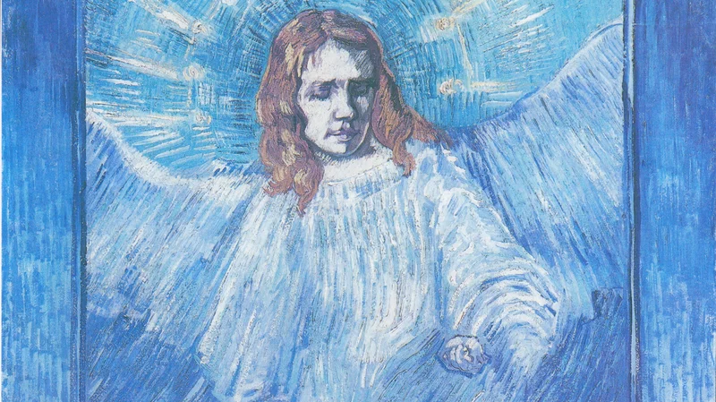 Vincent van Gogh — Half Figure of an Angel (after Rembrandt)