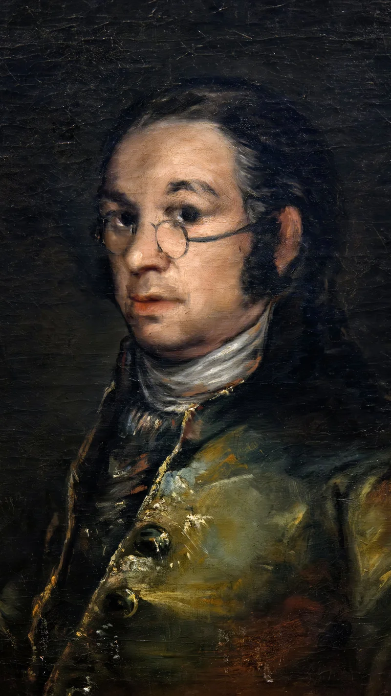 Francisco Goya — Self-Portrait with Spectacles