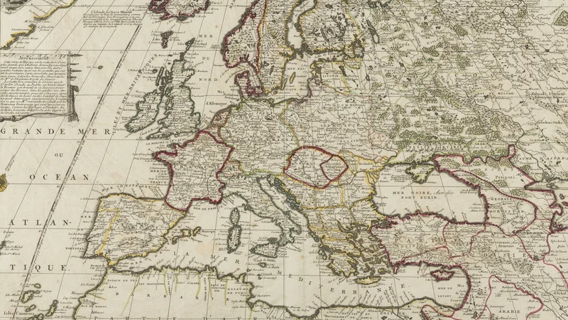 Nicolas de Fer — L'Europe: suivant les nouvelles observations de Mrs. de l'Academie royale des sciences