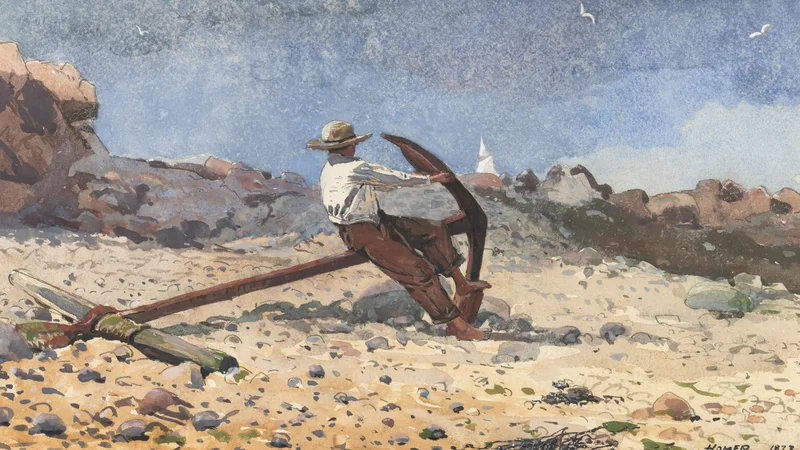 Winslow Homer — Boy with Anchor