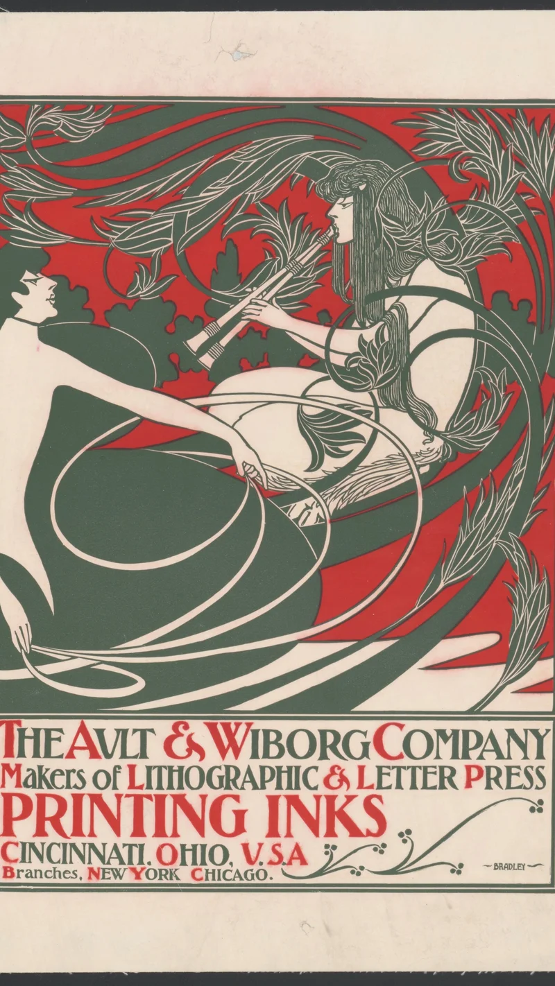 Will Bradley — Ault & Wiborg Company, makers of lithographic & letter press printing inks