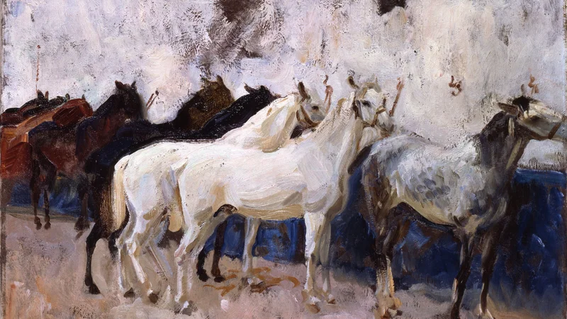 John Singer Sargent — Horses at Palma