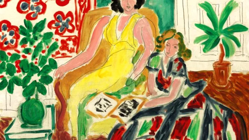 Henri Matisse — Yellow Dress and Harlequin Dress (Nezy and Lydia)