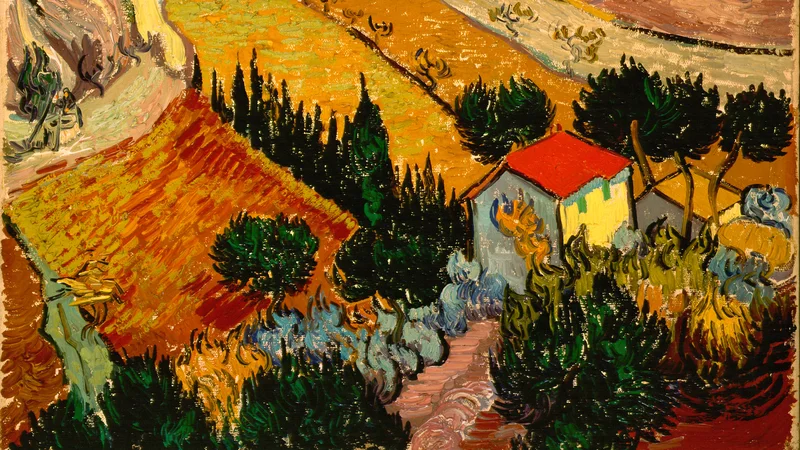 Vincent van Gogh — Landscape with House and Ploughman