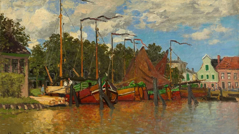 Claude Monet — Boats at Zaandam