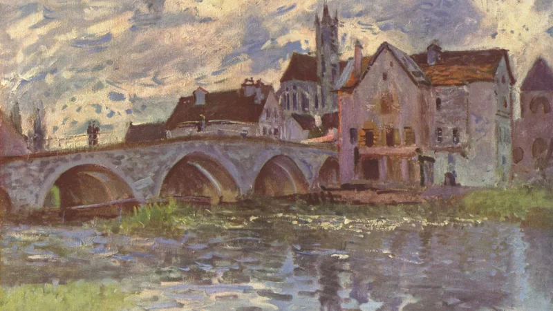 Alfred Sisley — The Bridge at Moret