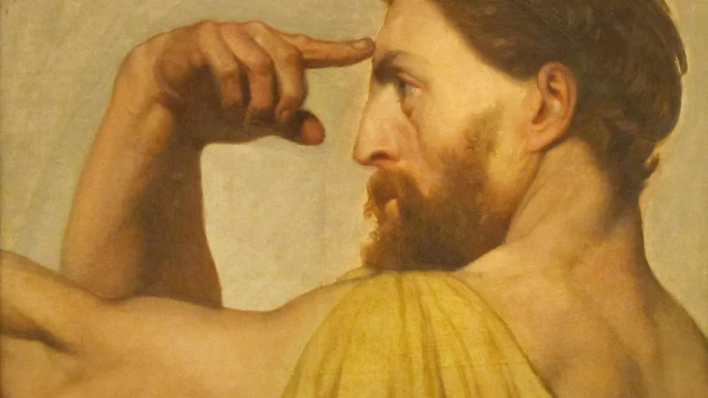 Jean-Auguste-Dominique Ingres — Estudo para Fídias na Apoteose de Homero