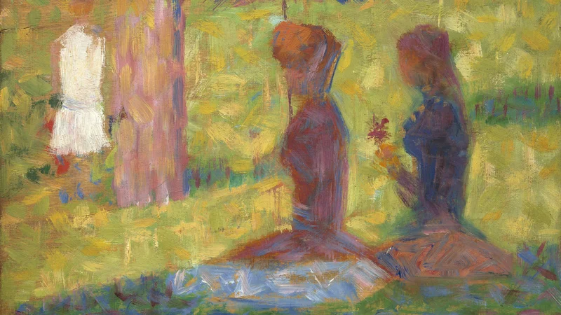 Georges Seurat — Study of Figures for A Sunday Afternoon on the Island of La Grande Jatte